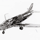 Illustration for article titled Feast your eyes on these rare aircraft cutaway drawings